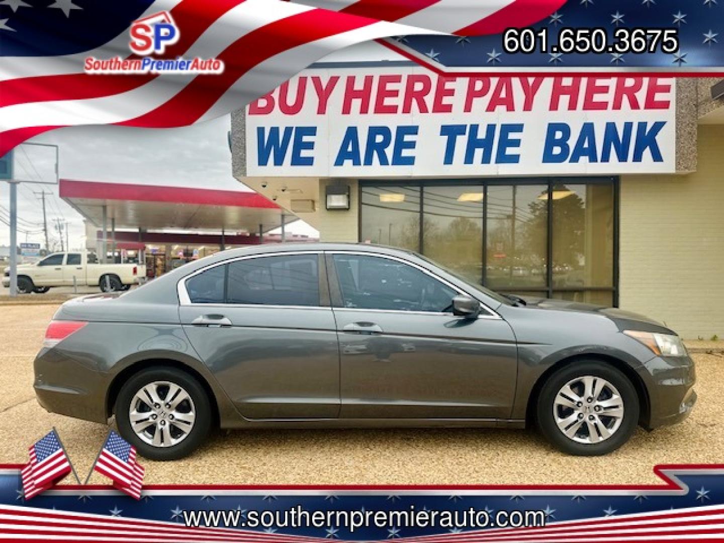 2012 GRAY HONDA ACCORD SE (1HGCP2F63CA) , located at 922 W. Beacon St., Philadelphia, MS, 39350, (601) 650-3675, 32.770447, -89.127151 - Photo#6